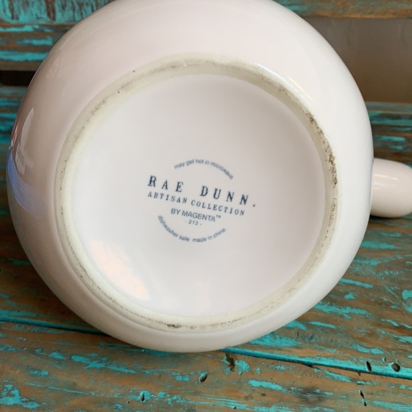 Rae Dunn Artisan Collection Hot Cocoa Pitcher By Magenta #213 Red Letters - Picture 6 of 8